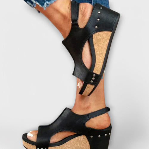 Vala Comfort Strappy Open-Toe Adjustable-Strap Sandals