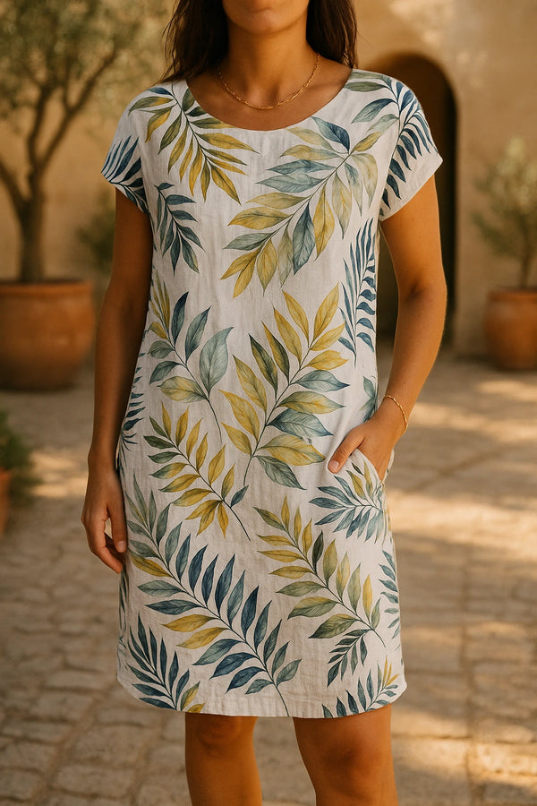 Ranya Cotton Linen Dress