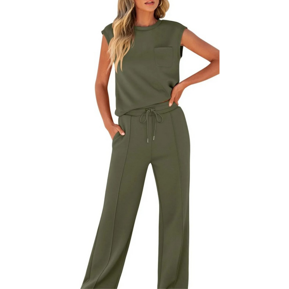 Elivara Casual-Chic Two-Piece Set