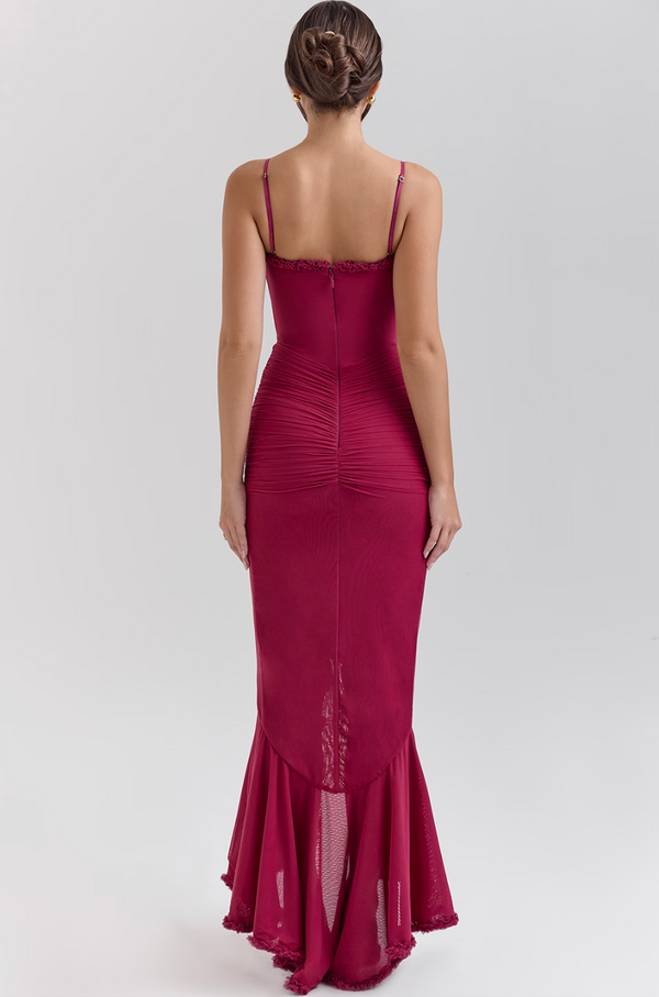 Leah Maxi Slit Dress