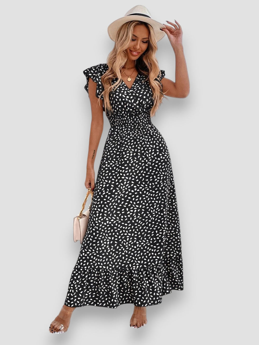 Antonella Ruffle Dress