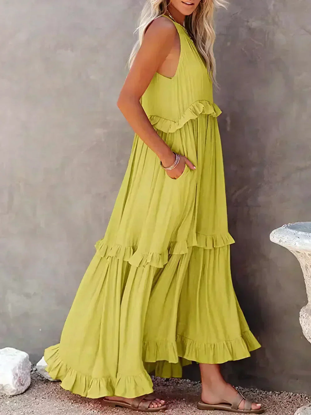 Sarah Maxi Dress Halter