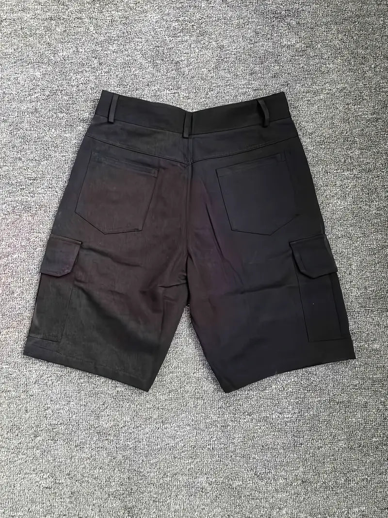 Noel Cargo Shorts in Black