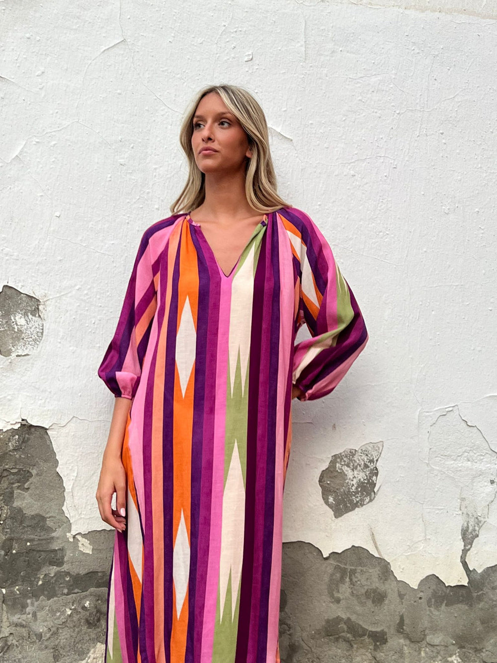 Lunara Pinkes Mykonos Dress