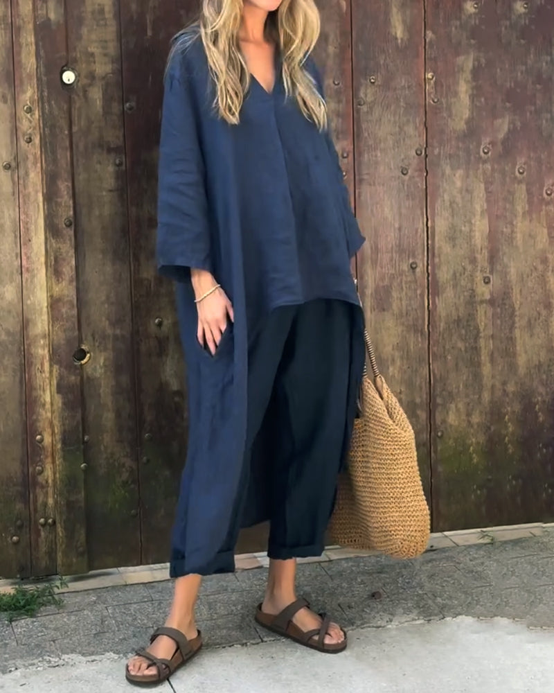 Brielle Coordinated Casual Relaxed Fit Outfit Set