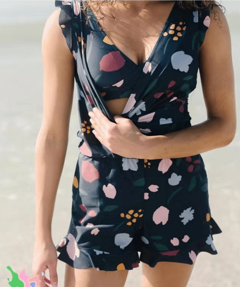Ayah Chic Coordinated Swimsuit Set