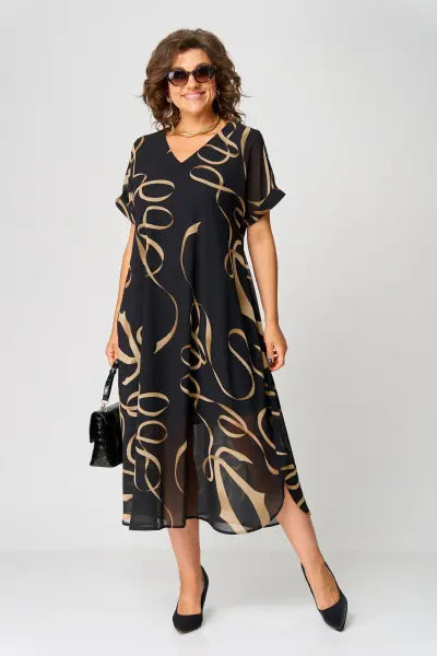 Wilhma Oversized Chiffon Dress