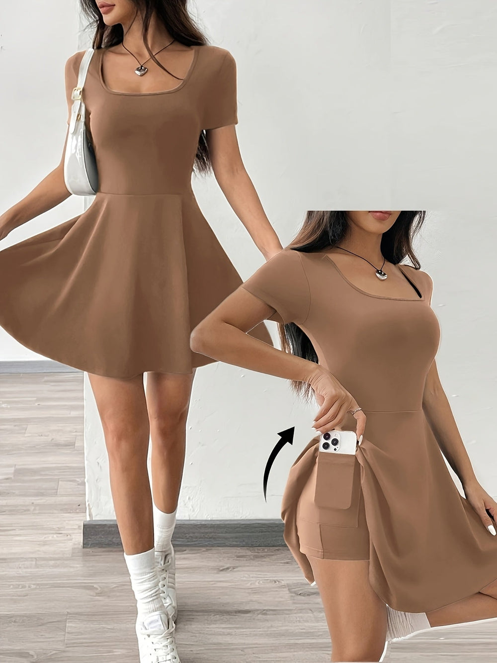 Sculpt Bandeau Mini Dress