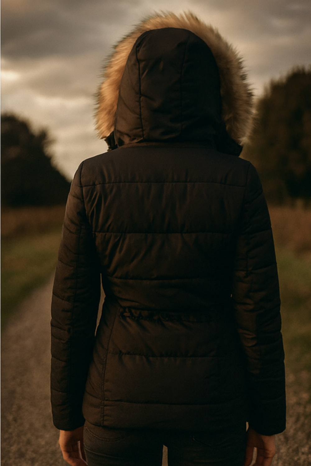 Annabeth Puffer Jacket with Hood