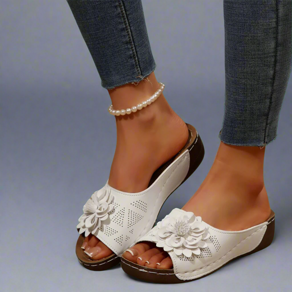 Kira Comfort Wedge Open-Toe Adjustable-Strap Sandals