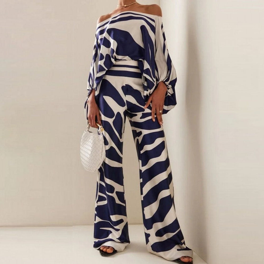 Melia One-Sleeve Wide-Leg