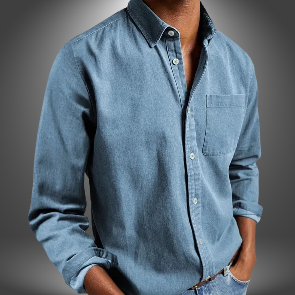 Nick Handcrafted Long-Sleeve Tailored Button-Down Shirt