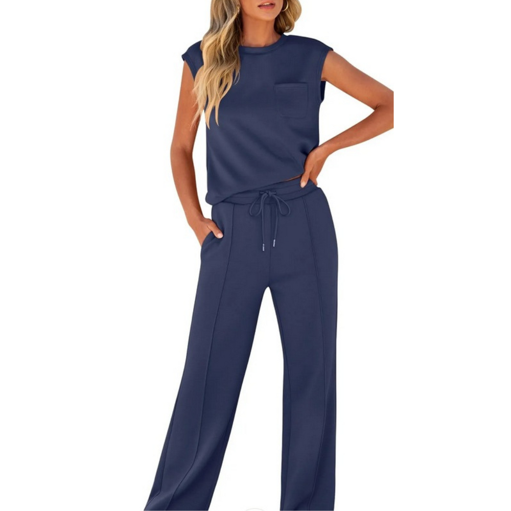Elivara Casual-Chic Two-Piece Set