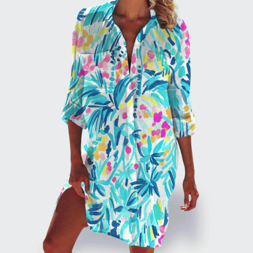 Brigitte Colorful And Leichtes Sommerdress