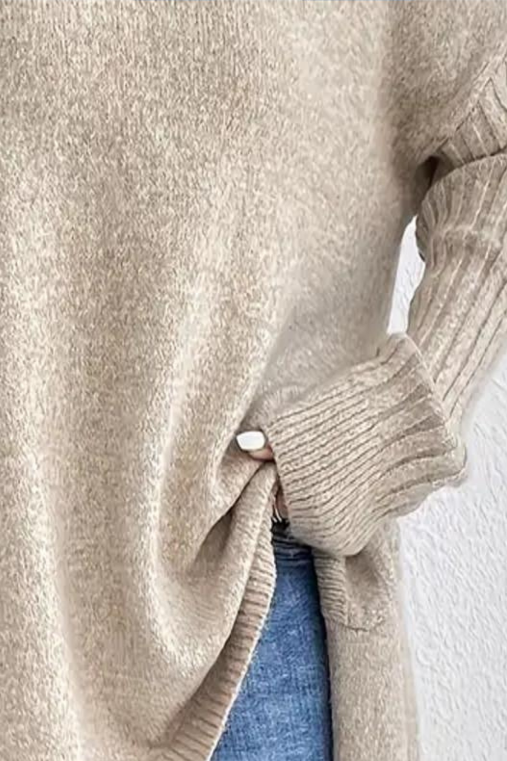Bridgette Long Turtleneck Sweater