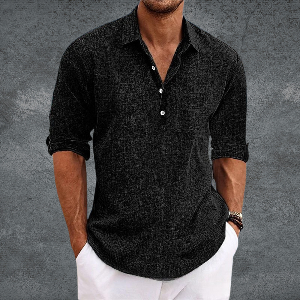 Emil Casual Everyday Button Shirt in Soft Cotton