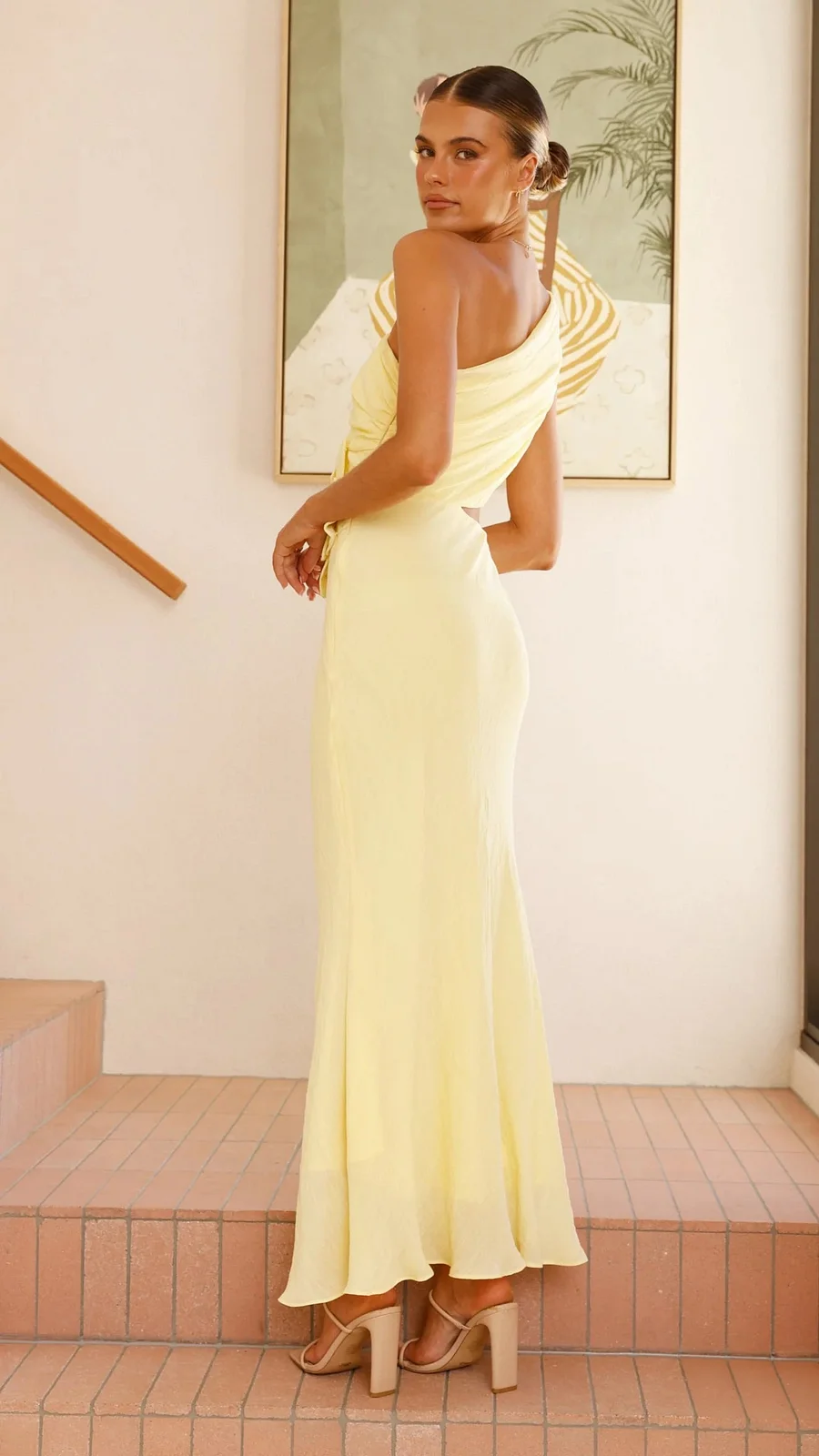 Figurbetontes One-Shoulder-Maxikleid Maxi Dress