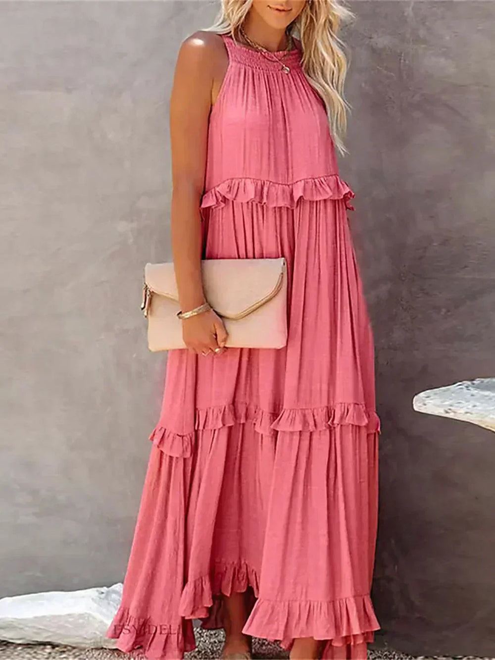 Sarah Maxi Dress Halter