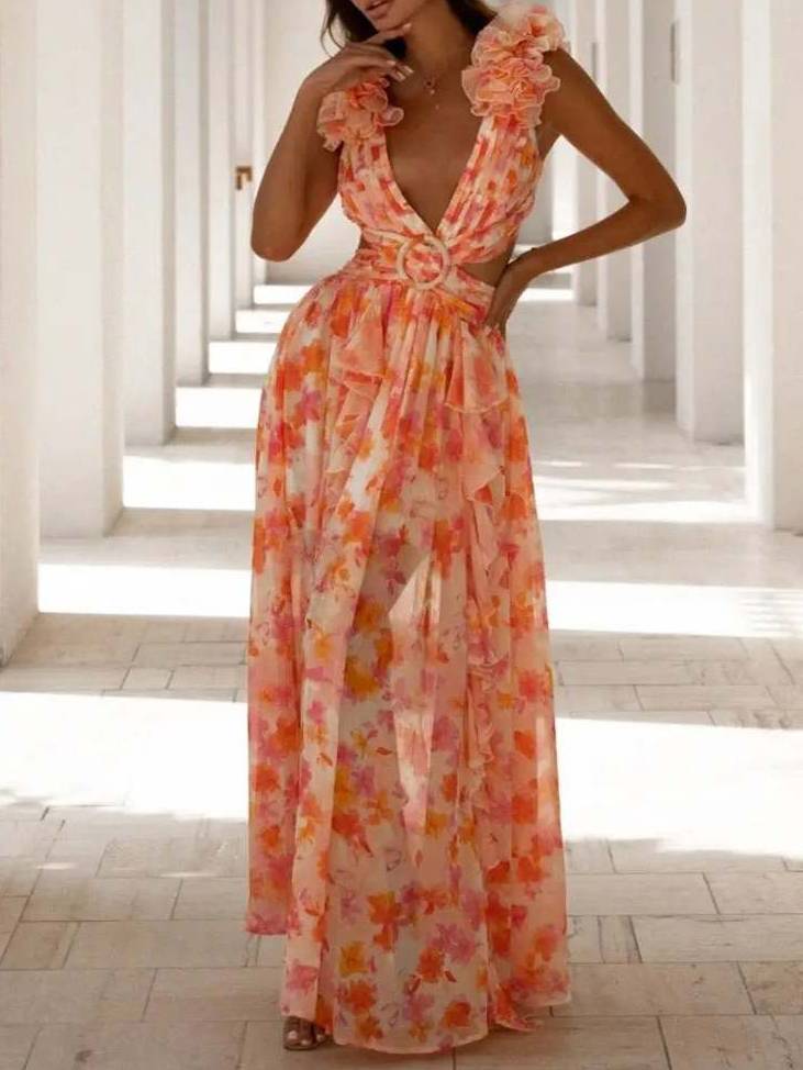 Rivqah Floral Maxi Dress