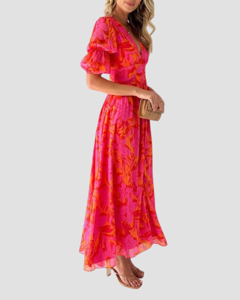 Emma Puff Sleeve Dress