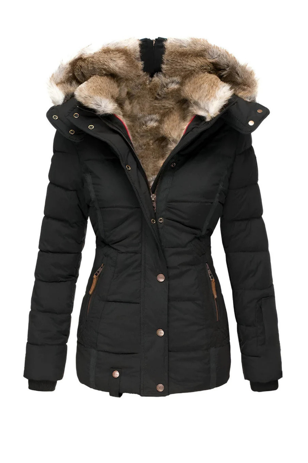 Annabeth Puffer Jacket with Hood