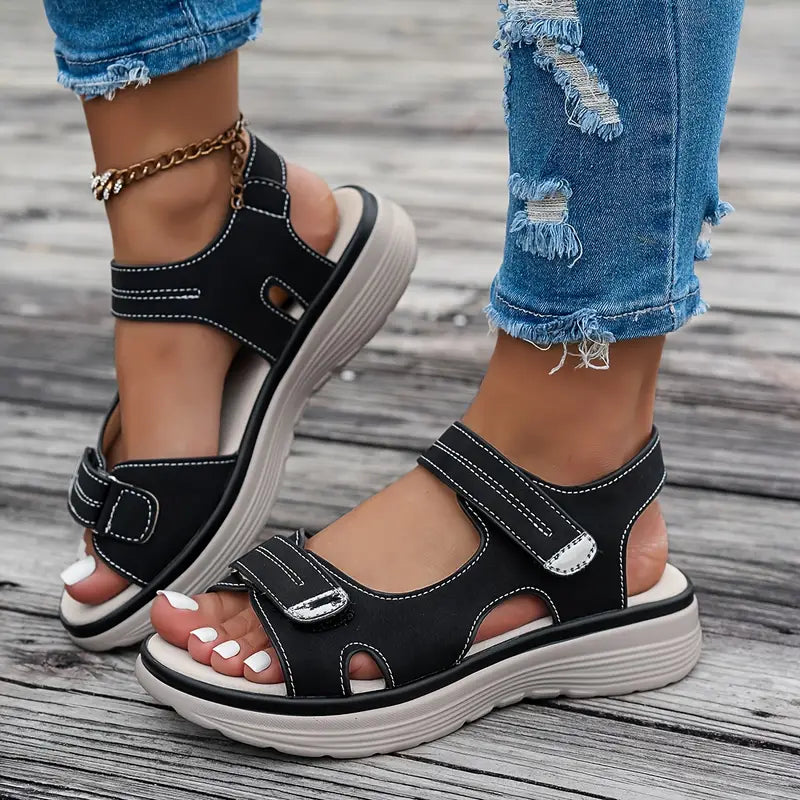 Alia Comfort Wedge Sandals with Ankle Strap
