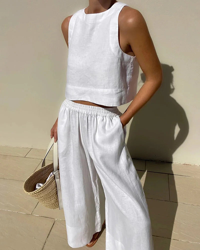 Anvika Minimalist Summer Two-Piece Set
