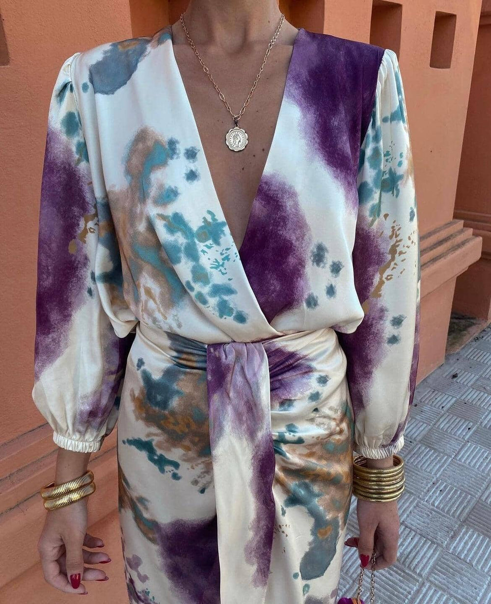 Mora Fitted Two-Piece Print Set