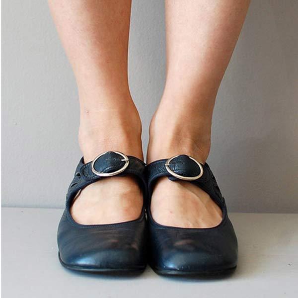 Jocelyne Leather Wedge Sandals