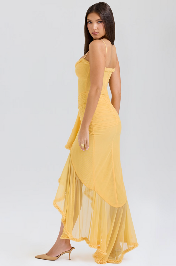 Leah Maxi Slit Dress