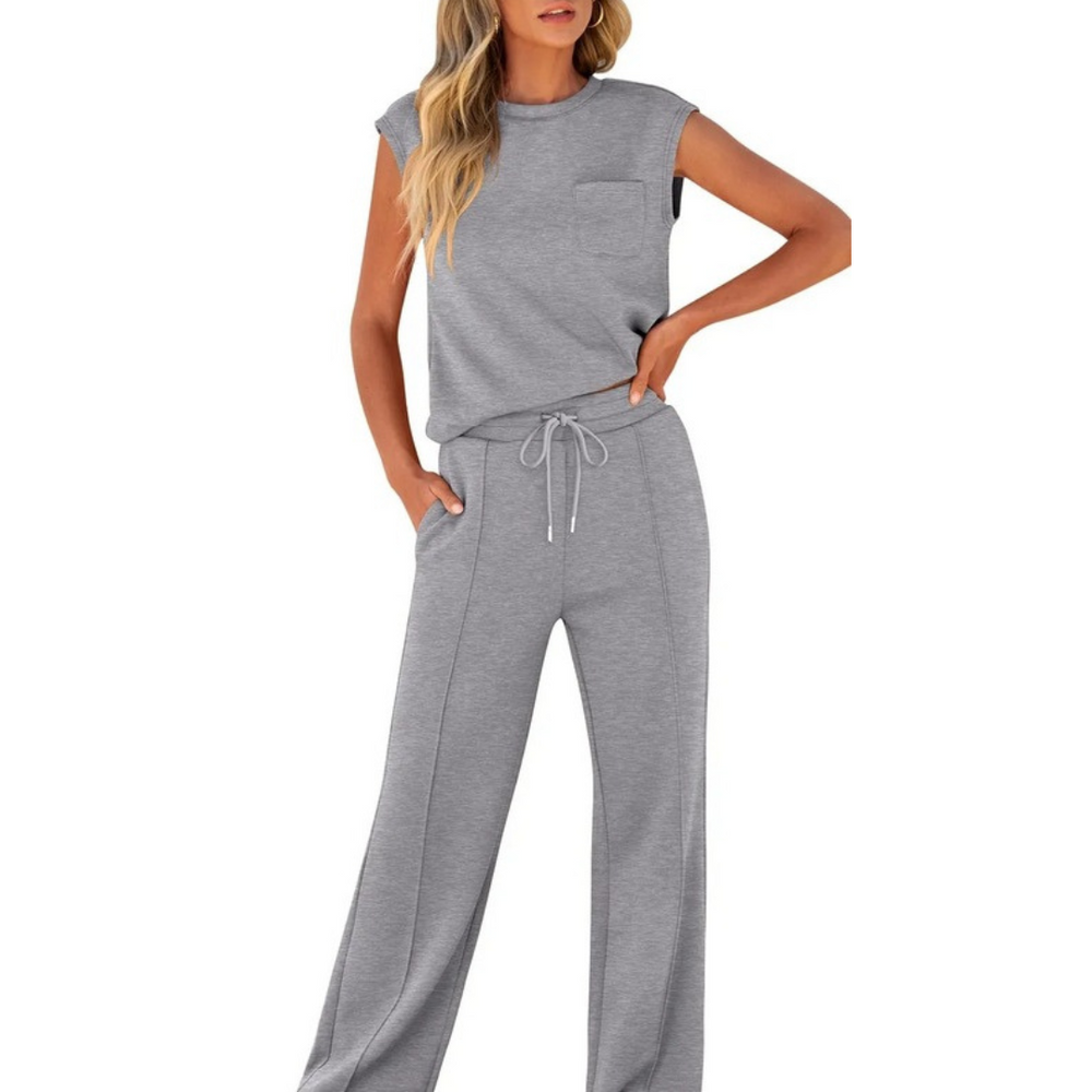 Elivara Casual-Chic Two-Piece Set