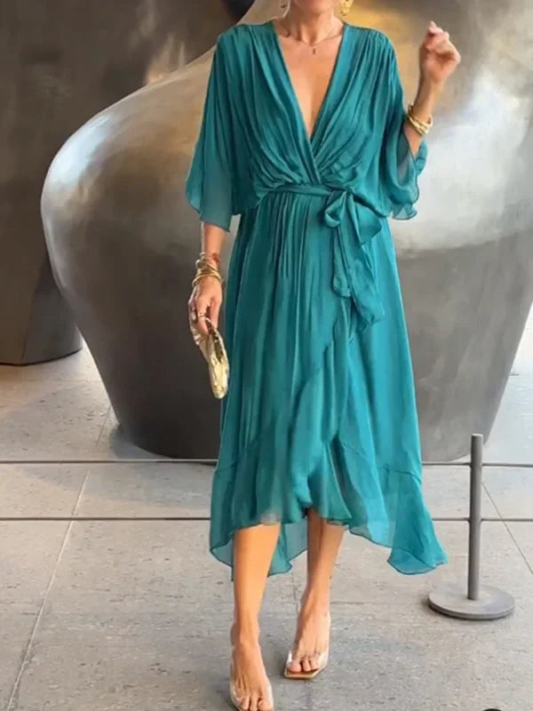 Monica V-Neck Dress