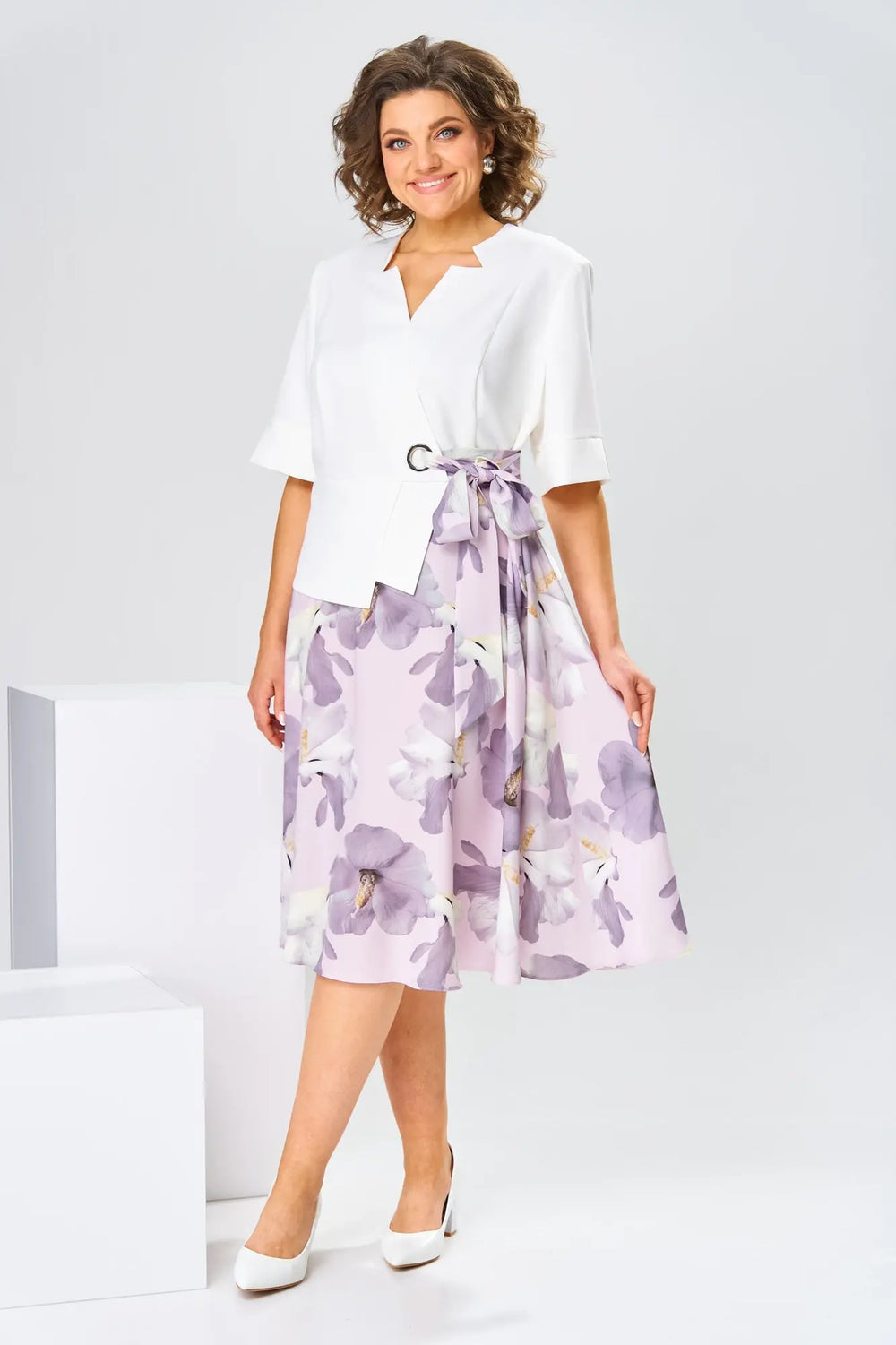 Logan Cotton-Silk Everyday Dress