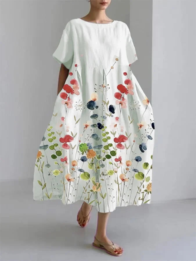 VanDeZaar Floral Print Dress
