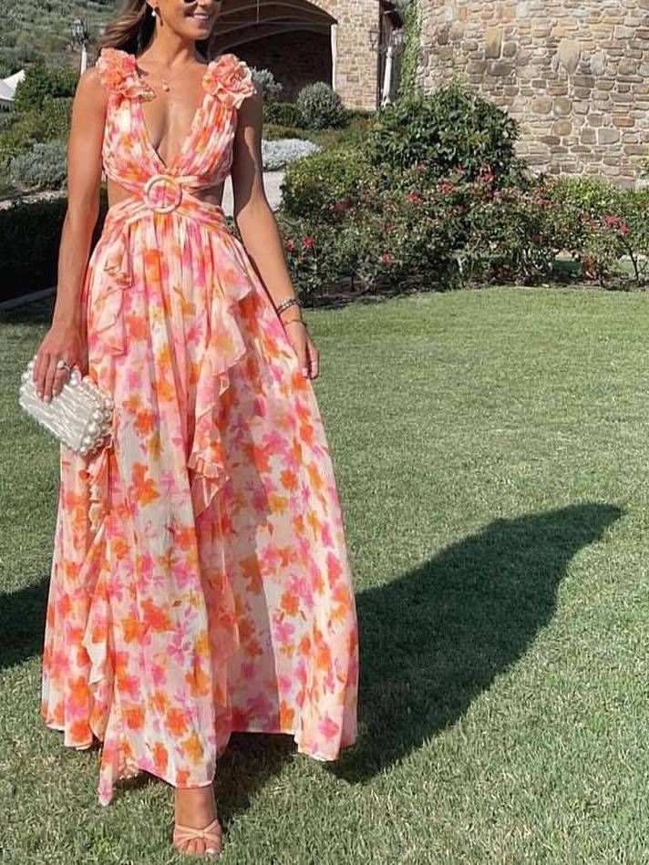 Rivqah Floral Maxi Dress