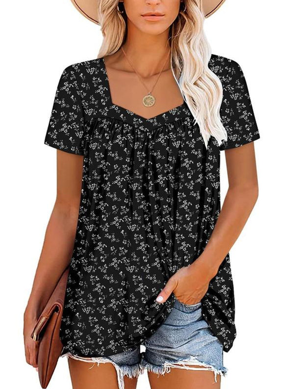 Soreya Airy Garden Print Top