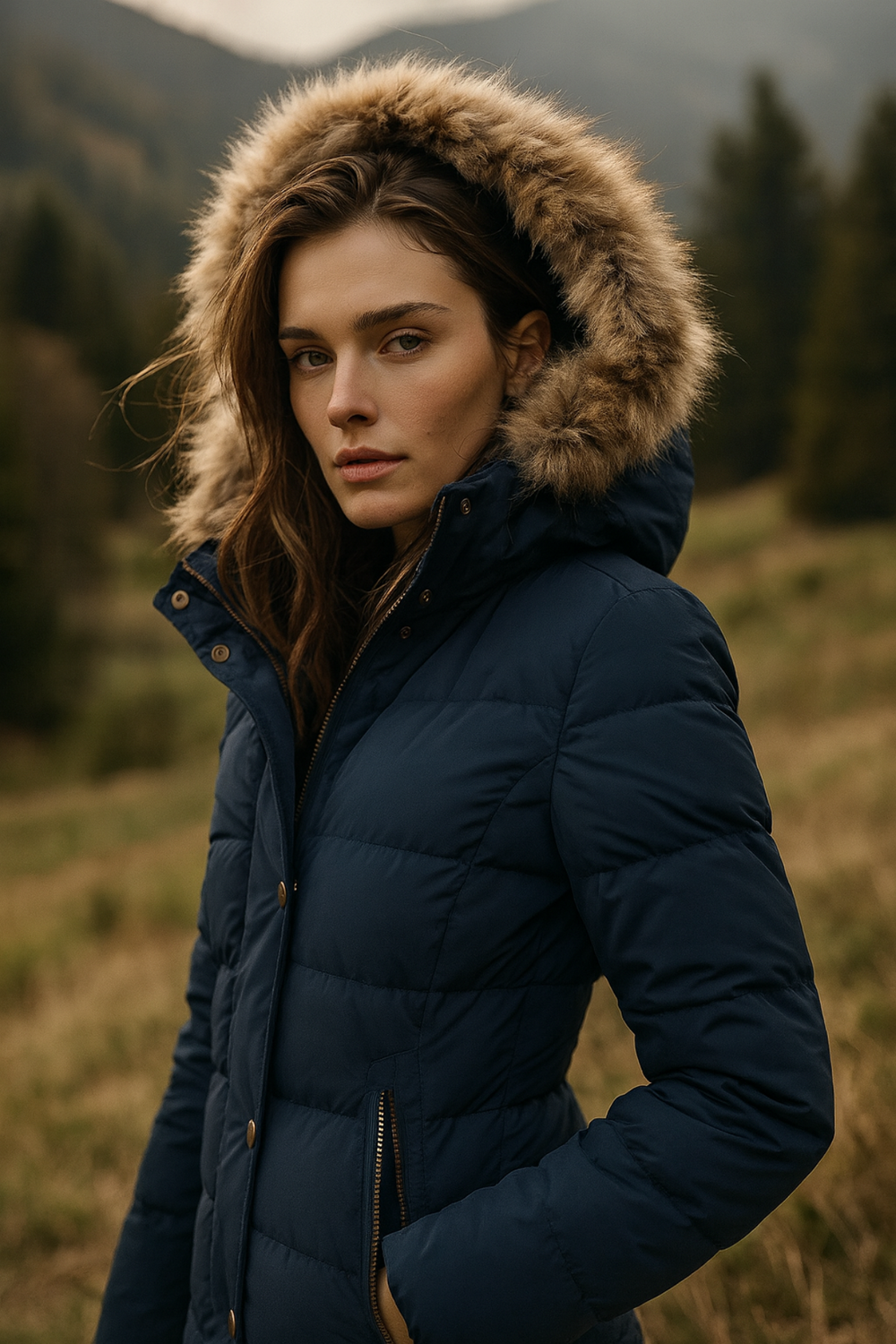 Annabeth Puffer Jacket with Hood