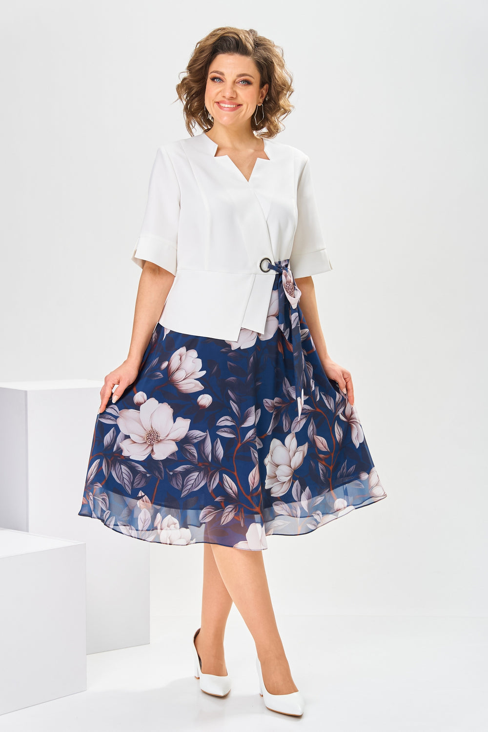 Logan Cotton-Silk Everyday Dress