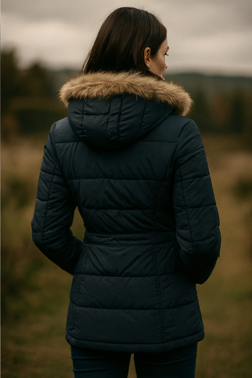 Annabeth Puffer Jacket with Hood