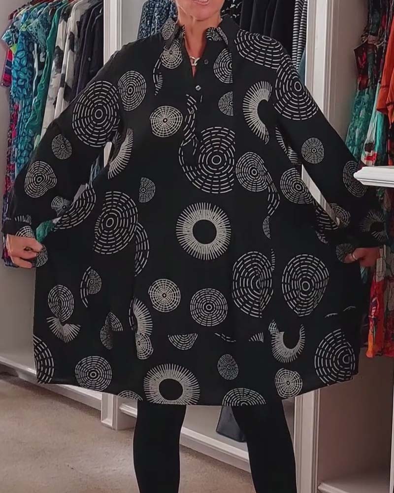 Alvaya Geo-Chic Wickelkleid