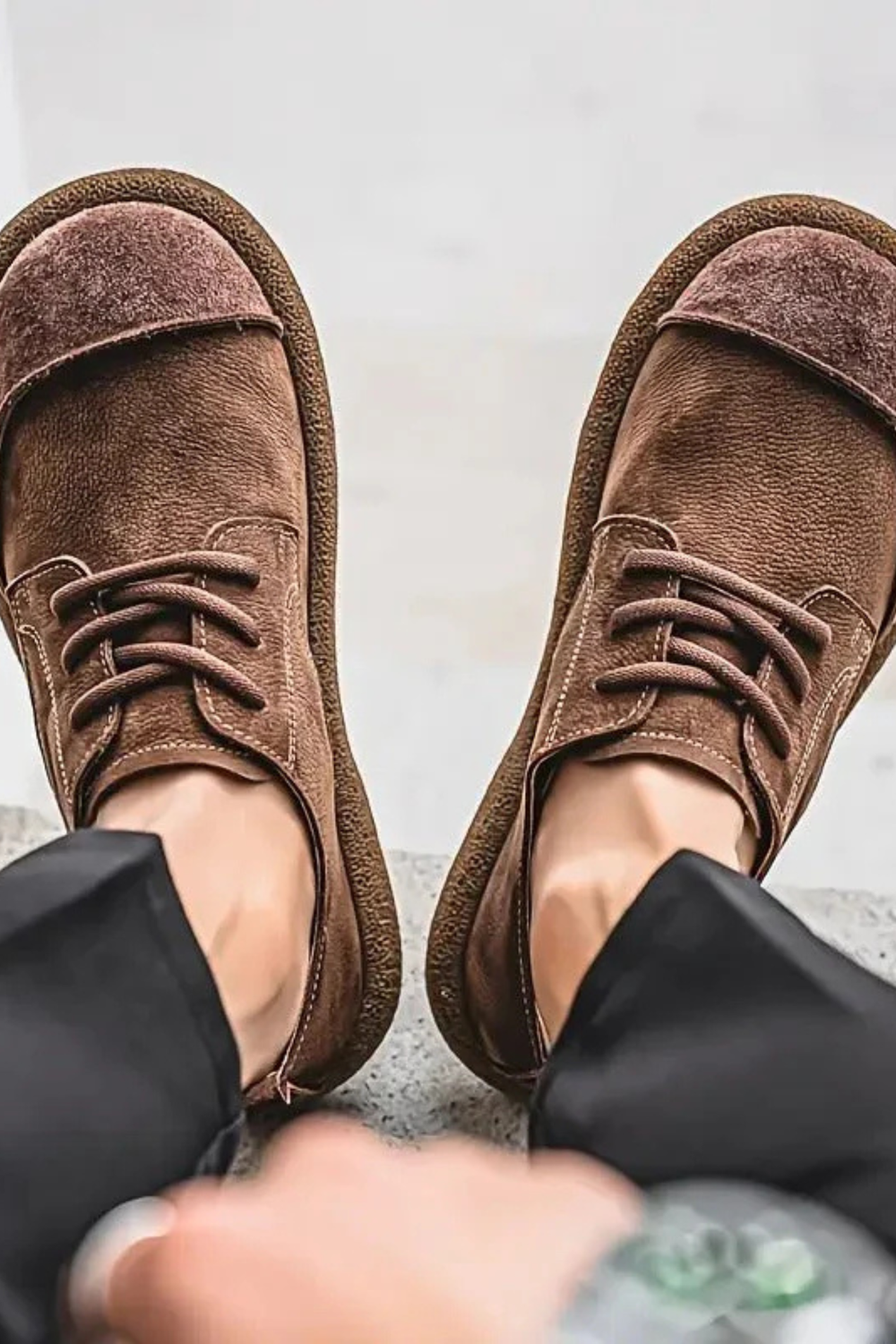 Sante Orthopedic Comfort Leather Walking Stylish Shoes
