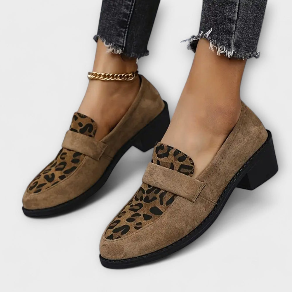 Liorin Leopard Print High Heel