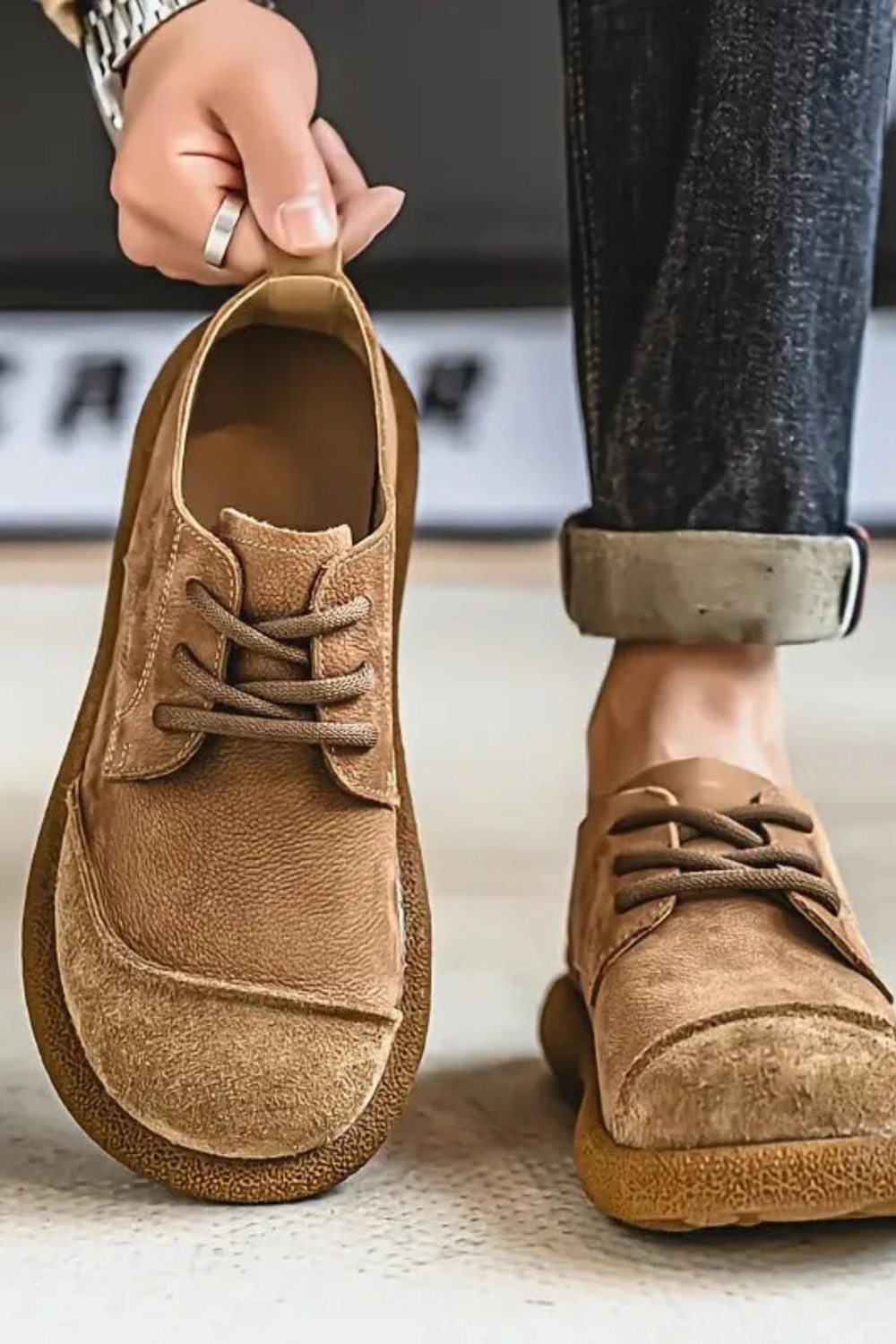 Sante Orthopedic Comfort Leather Walking Stylish Shoes