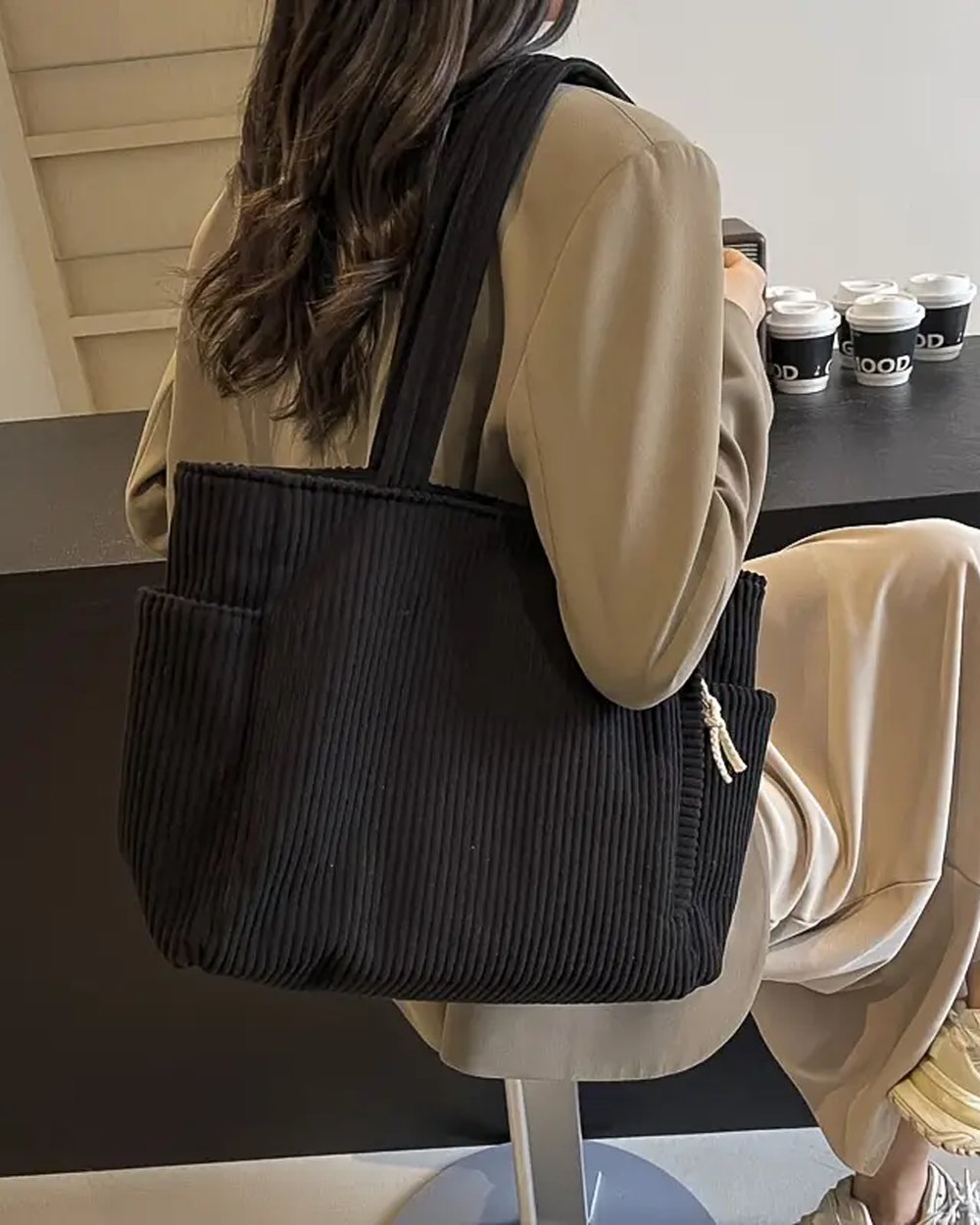 Tiana Strukturierte Tragetasche