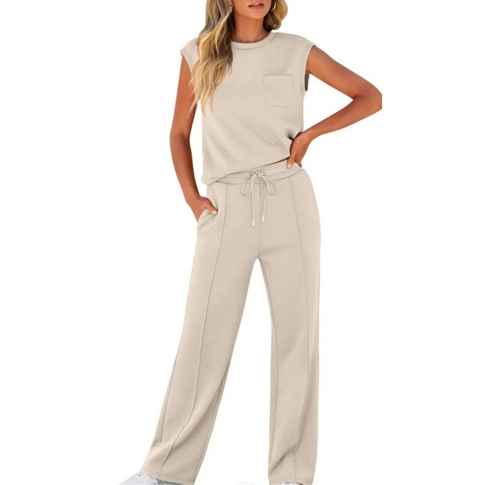 Elivara Casual-Chic Two-Piece Set
