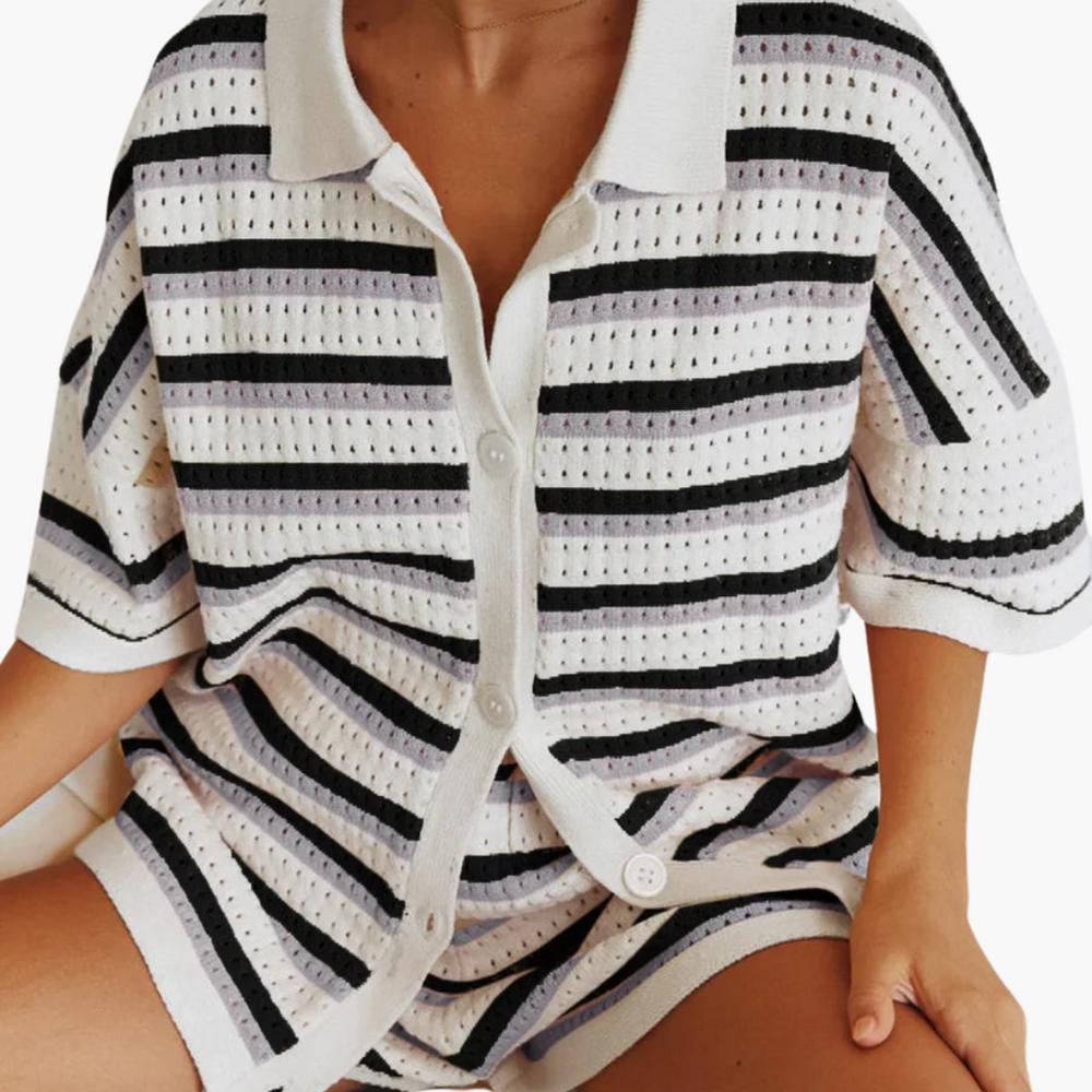 Aleia Timeless Co-Ord Two-Piece Set for Everyday Wear