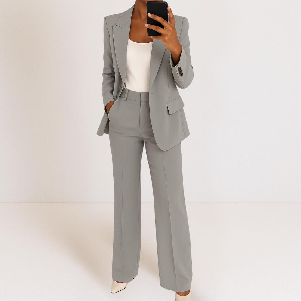 Ileora Draped Evening Set