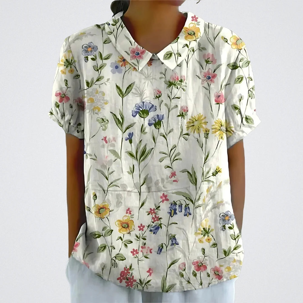 Lina Floral Detail Blouse