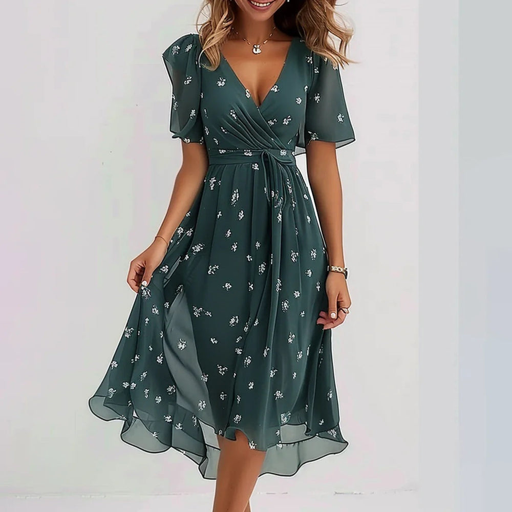 Sofia Printed Mini Dress