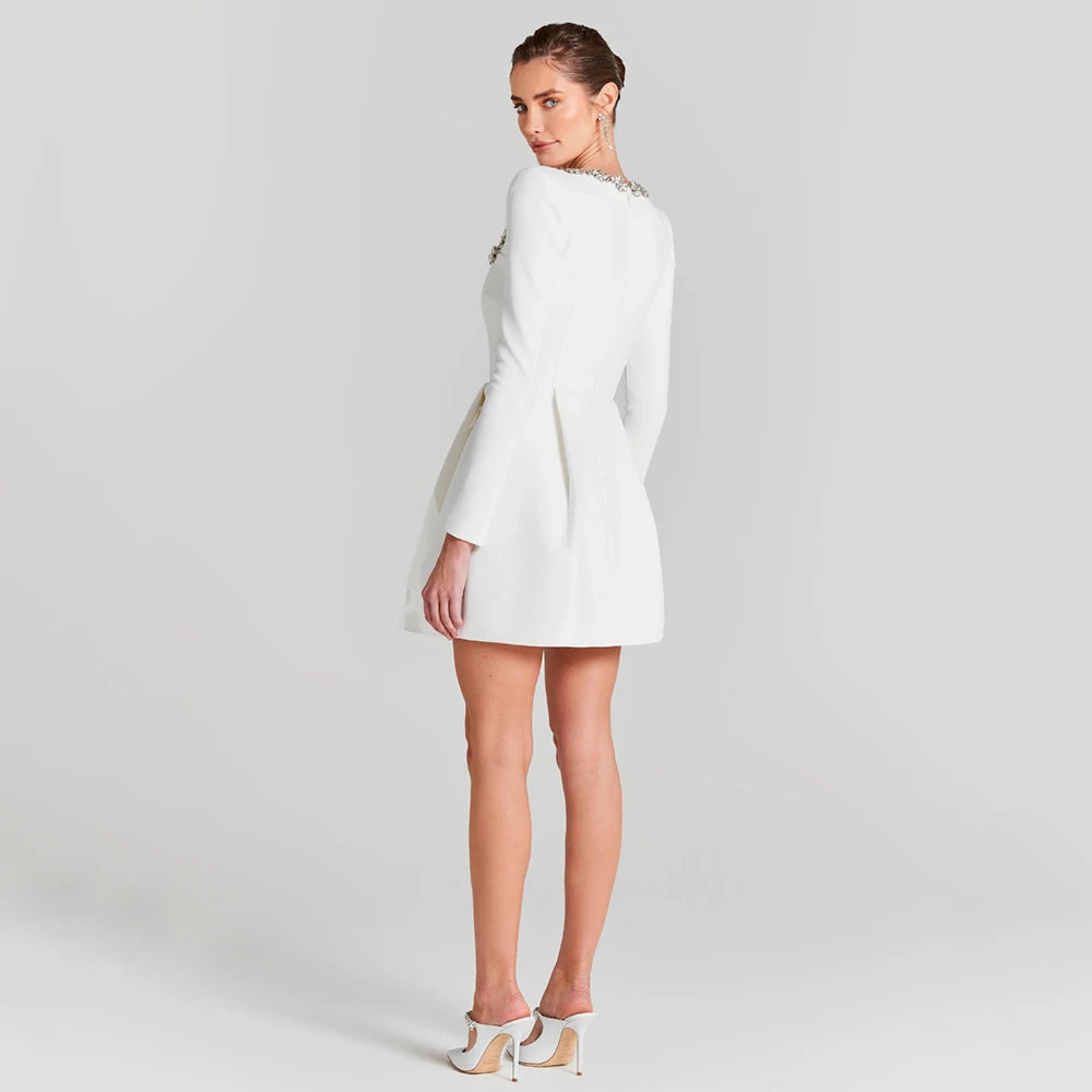 Barbara | Velvet Mini Dress